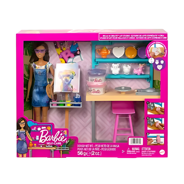 Barbie Feltöltődés Műterem Játékszett