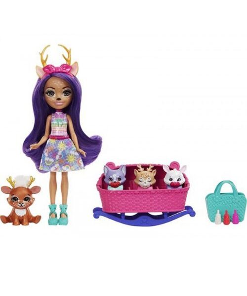 Playset Enchantimals Baby Best Friends Danessa Deer és Sprint