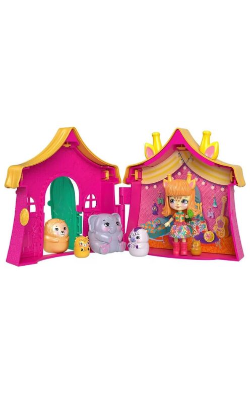 Playset EnchanTimals, Secret Besties, Griselda zsiráf sátorral 3 Playset EnchanTimals, Secret Besties, Griselda zsiráf sátorral - Image 3