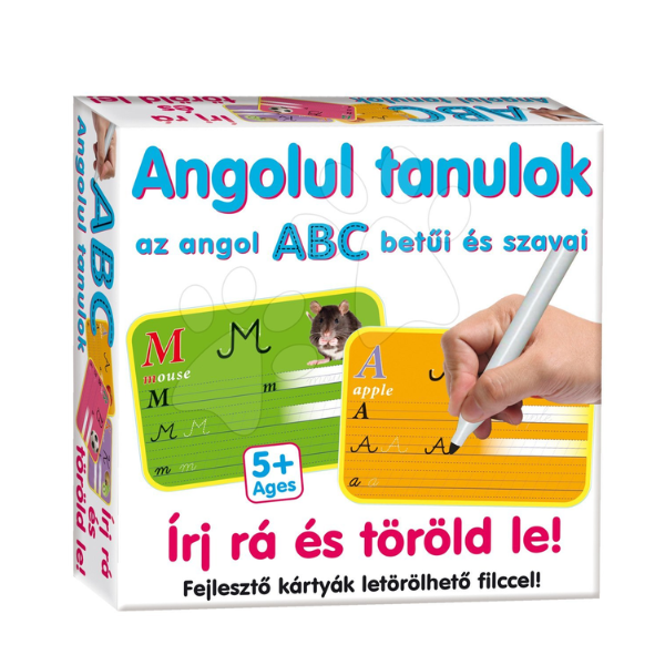 Angolul tanulok fejlesztő tábla