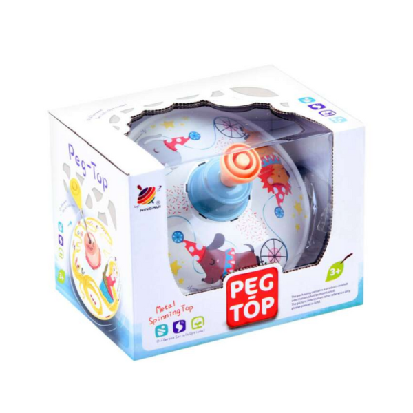 Peg Top Fém Búgócsiga 3 Peg Top Fém Búgócsiga - Image 3