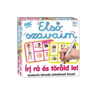 Készségfejlesztő játék Első szavaim ABC – írj rá és töröld le Dohány