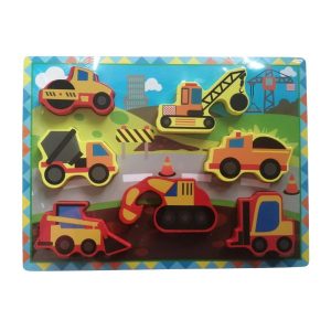 Fa puzzle járművek