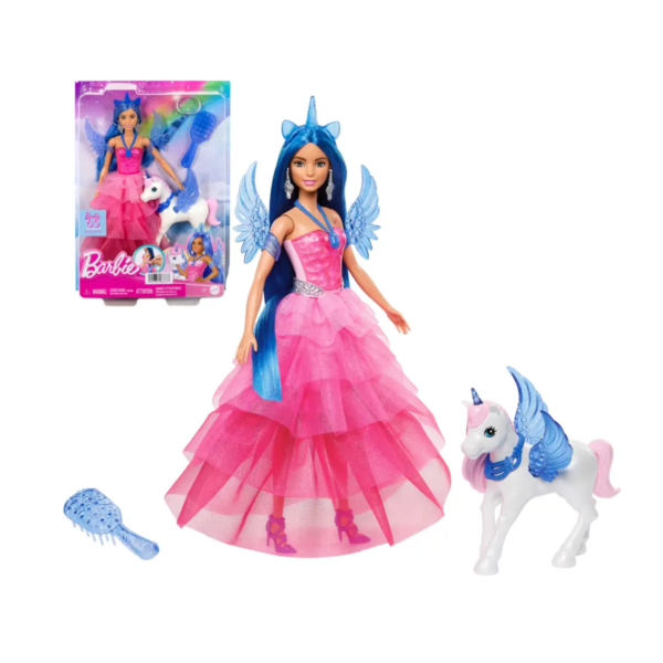 Barbie Zafír pegazus hercegnő baba kiegészítőkkel -Mattel