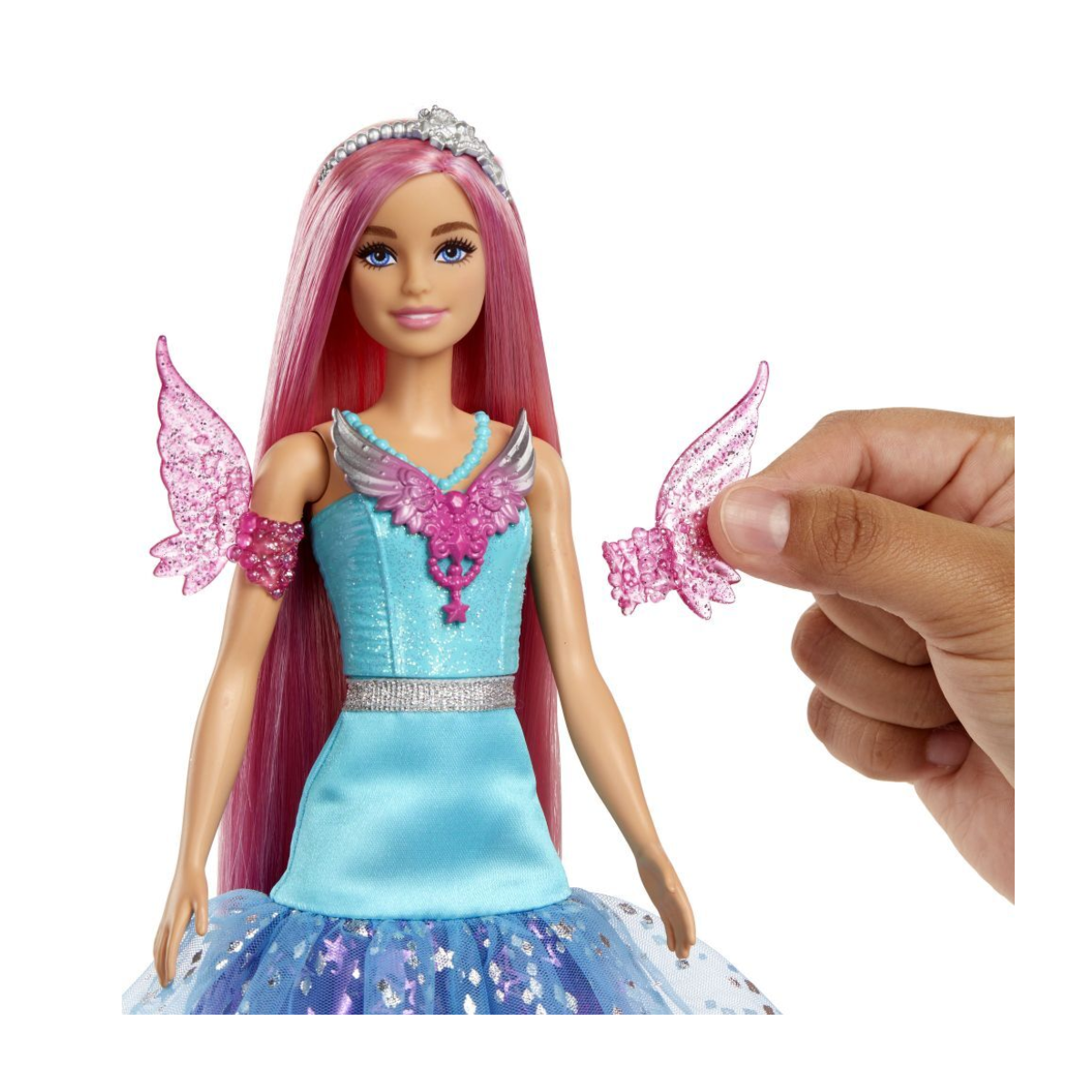 Barbie: A Touch of Magic – Malibu Tündér Főhős Baba Kiegészítőkkel (Mattel) 4 Barbie: A Touch of Magic – Malibu Tündér Főhős Baba Kiegészítőkkel (Mattel) - Image 4