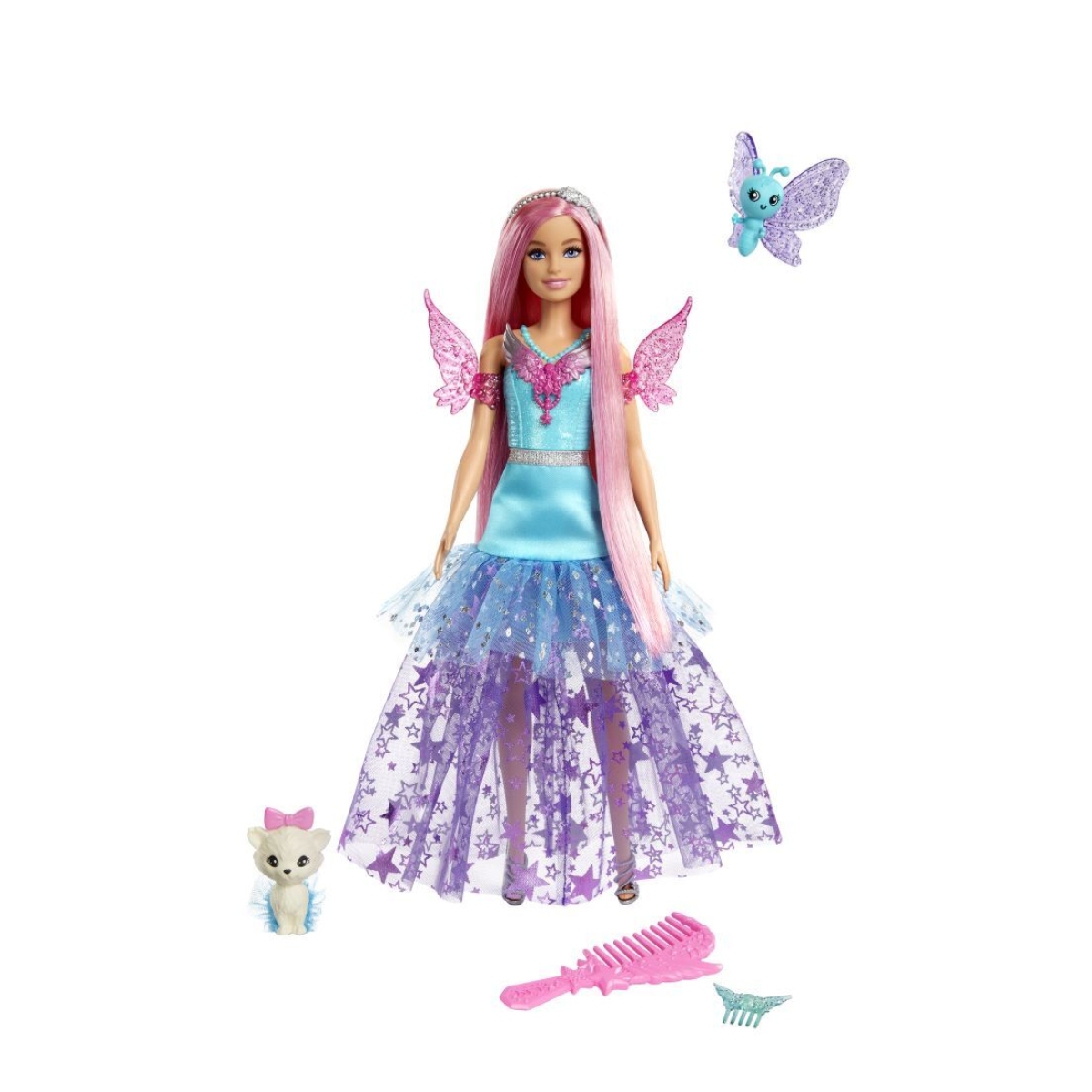 Barbie: A Touch of Magic – Malibu Tündér Főhős Baba Kiegészítőkkel (Mattel) 7 Barbie: A Touch of Magic – Malibu Tündér Főhős Baba Kiegészítőkkel (Mattel) - Image 7