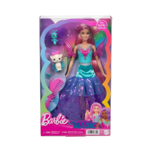 Barbie: A Touch of Magic – Malibu Tündér Főhős Baba Kiegészítőkkel (Mattel)