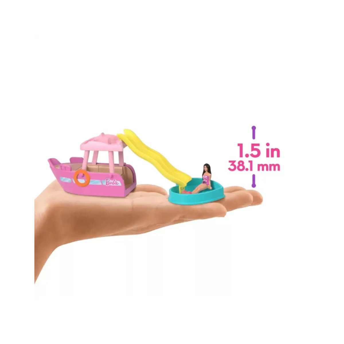 Barbie Mini BarbieLand Csónak játékszett (HYF41) 3 Barbie Mini BarbieLand Csónak játékszett (HYF41) - Image 3