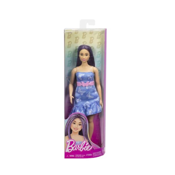 Mattel Barbie Fashionistas baba lila hajjal HYT89