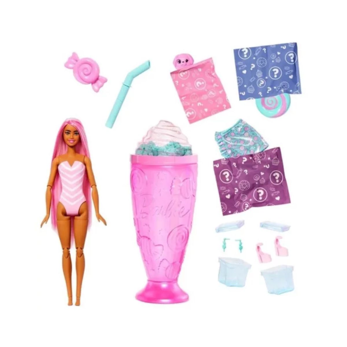 Mattel Barbie Pop Reveal Illatos Shaker meglepetés játékbaba – Pink- JFY62 3 Mattel Barbie Pop Reveal Illatos Shaker meglepetés játékbaba – Pink- JFY62 - Image 3
