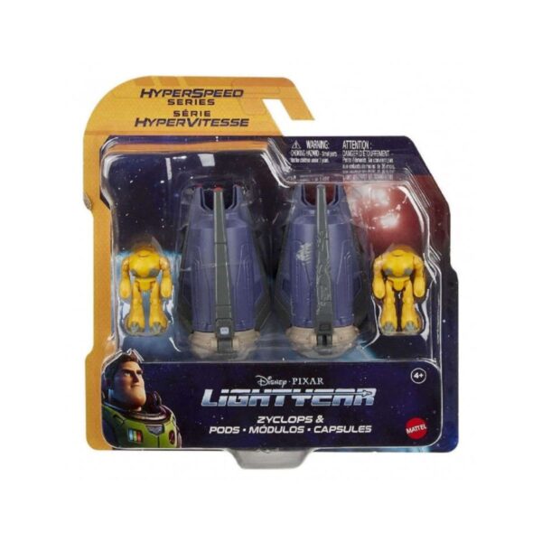 Disney Lightyear Buzz Astral Küklopsz figurák és űrkapszulák- HHJ93