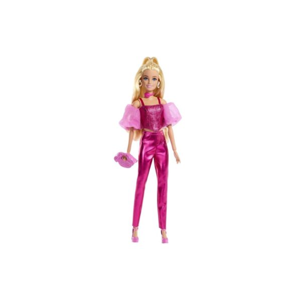 Barbie Deluxe Style Baba – Metál Rózsaszín JFP40