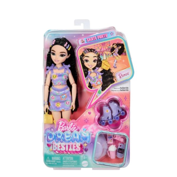 Mattel Barbie Dream Besties Gördeszkás Party Renee JFX99