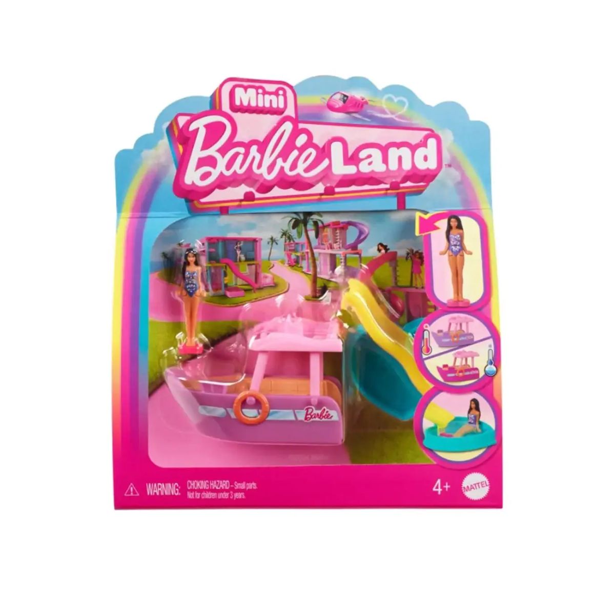 Barbie Mini BarbieLand Csónak játékszett (HYF41) 1 Barbie Mini BarbieLand Csónak