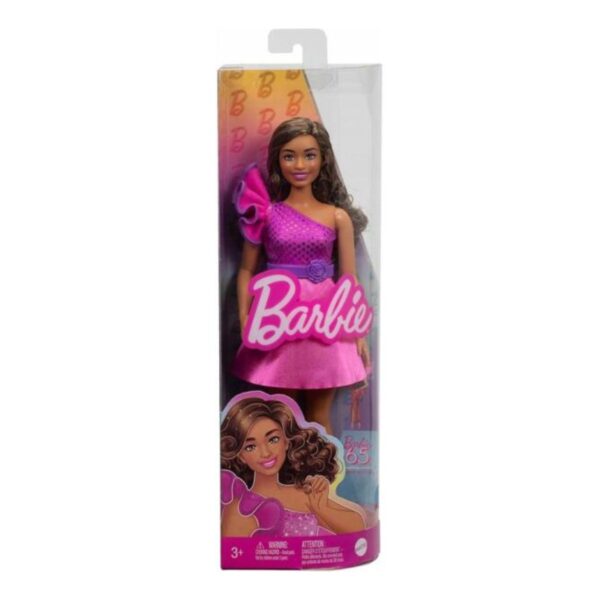 Mattel Barbie Fashionistas baba csillámos ruhában –  HRH22