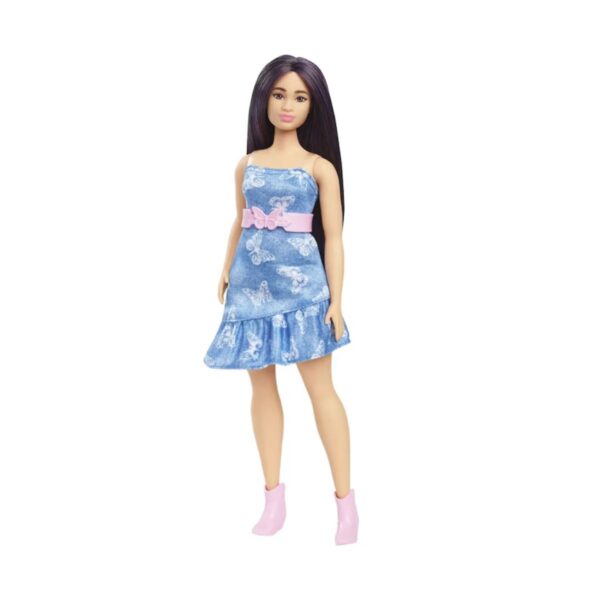 Mattel Barbie Fashionistas baba lila hajjal HYT89